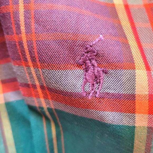 2 RALPH LAUREN BLAKE POLO SHIRTS RED AND GREEN SZ L - Picture 16 of 16